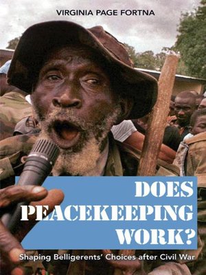 cover image of Does Peacekeeping Work?